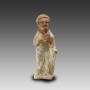 Greek Terracotta Statuette of a Standing Actor