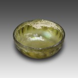Roman Ribbed Glass Bowl without Handles
