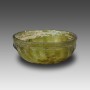 Roman Ribbed Glass Bowl without Handles