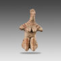Seated feminine statuette - 7947