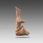 Seated feminine statuette - 7947